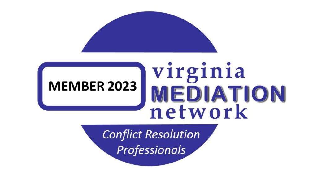 Certified Mediator, Member of Virginia Mediation Network 2024